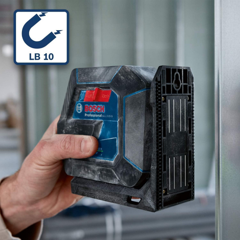 Bosch Laser lignes Bosch GLL 2-15 G Professional avec 4 piles et trépied Kobleo Bosch Laser lignes Bosch GLL 2-15 G Professional avec 4 piles et trépied Kobleo