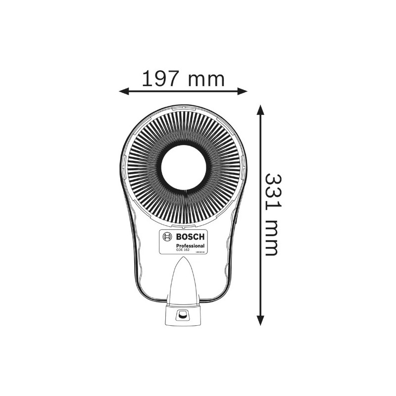 Bosch Système d'aspiration des poussières Bosch GDE 162 Professional 162mm Kobleo Bosch Système d'aspiration des poussières Bosch GDE 162 Professional 162mm Kobleo
