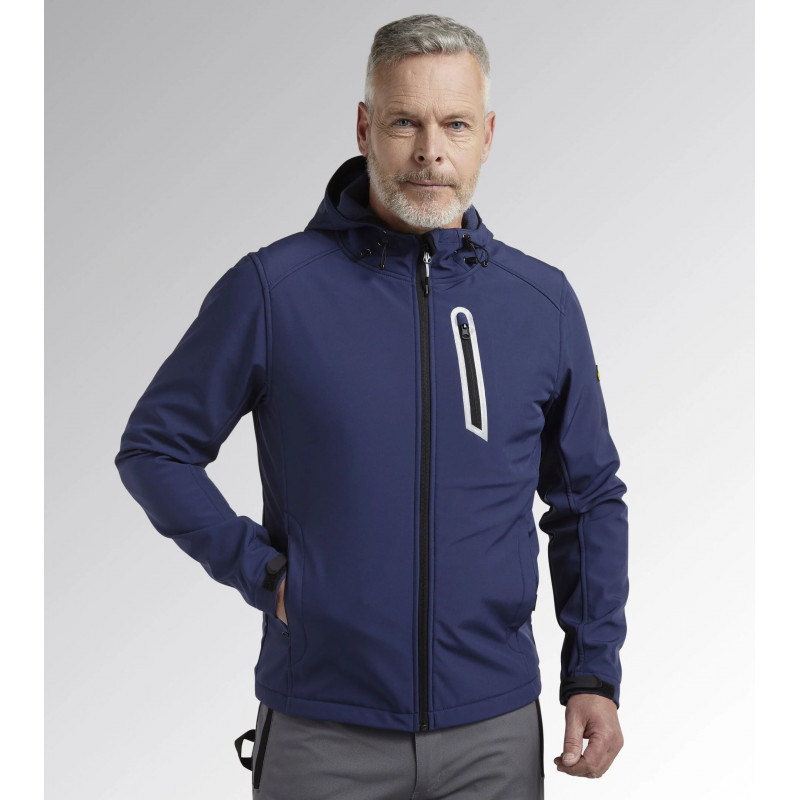 Diadora Veste de travail Diadora Softshell SAIL taille L bleu patriote Kobleo Diadora Veste de travail Diadora Softshell SAIL taille L bleu patriote Kobleo