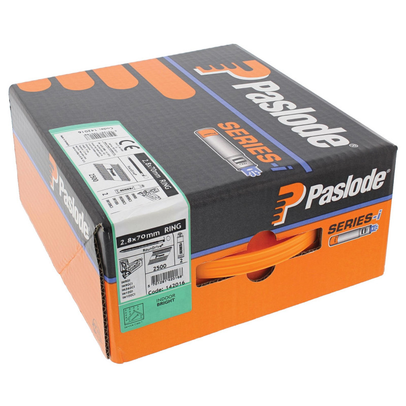 Pack 2500 clous SPIT 2,8x75 crantés IM90i/Ci