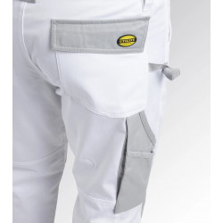 Diadora Pantalon de travail Diadora EASYWORK LIGHT PERFORMANCE taille M blanc Kobleo