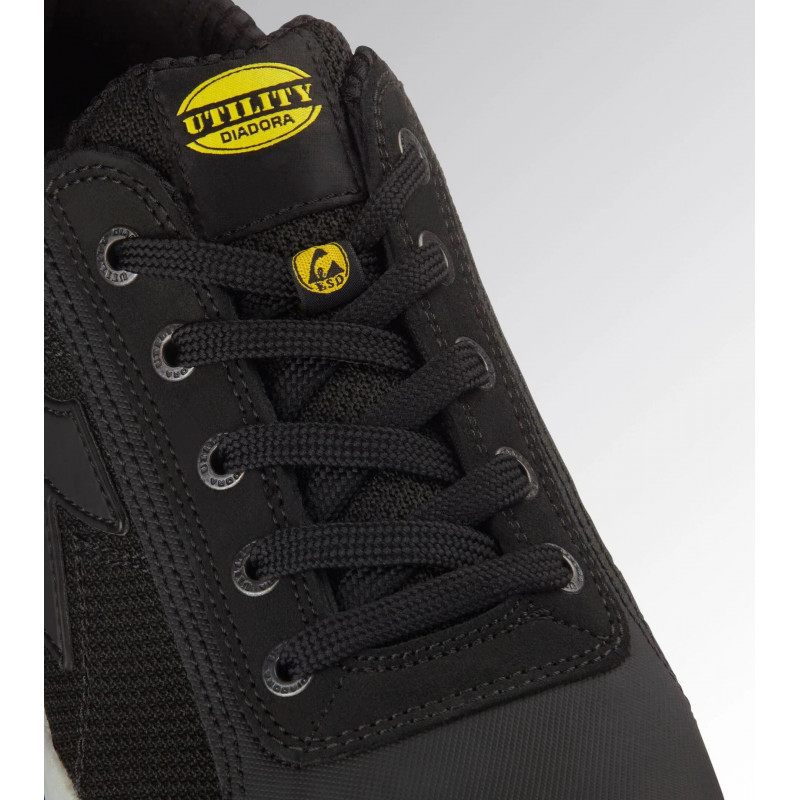 Diadora Chaussure de sécurité basses Diadora GLOVE NET LOW PRO S1PL T.48 noir Kobleo Diadora Chaussure de sécurité basses Diadora GLOVE NET LOW PRO S1PL T.48 noir Kobleo
