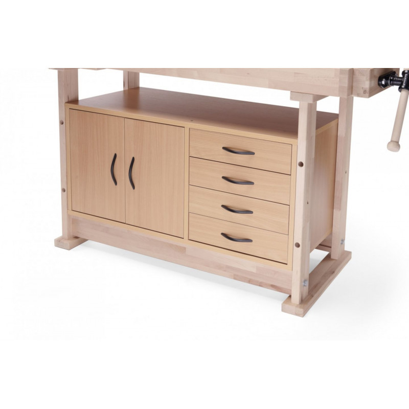 Ramia Armoire de rangement Ramia Hobby II 4 tiroirs livré non assemblé Kobleo Ramia Armoire de rangement Ramia Hobby II 4 tiroirs livré non assemblé Kobleo