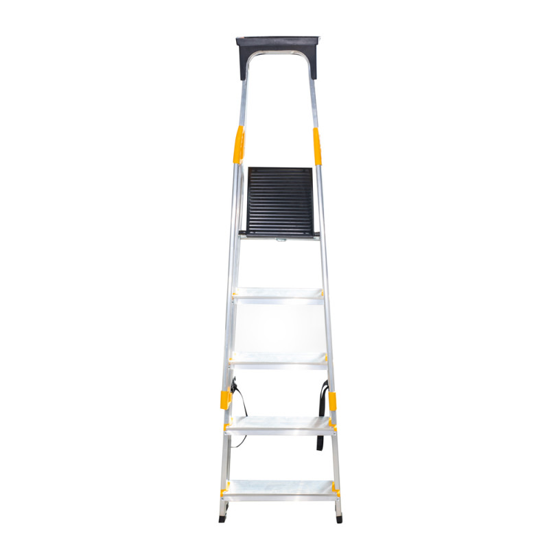 Hoström Escabeau 5 marches DURAMP alu pliable sécurisé plateforme 97cm Hostrom Kobleo Hoström Escabeau 5 marches DURAMP alu pliable sécurisé plateforme 97cm Hostrom Kobleo