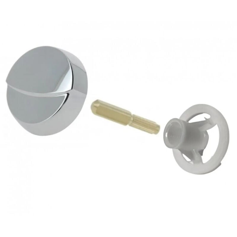 Nicoll Volant ABS chromé brillant Nicoll avec axe métal pour vidage baignoire Kobleo