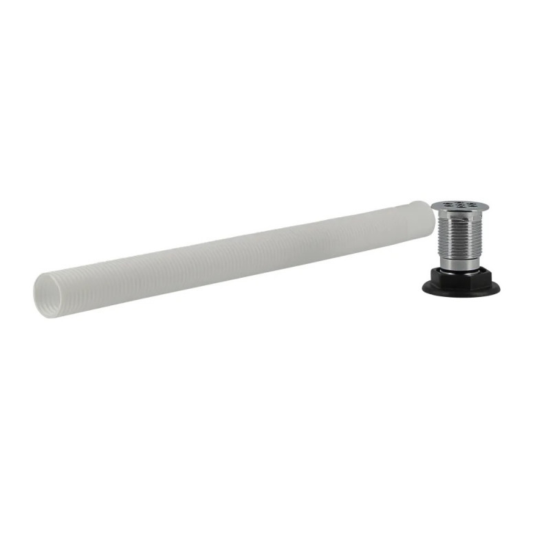 Nicoll Ensemble vide sauce Nicoll D34mm chrome brillant tube annelé 25x320mm Kobleo