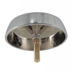 Nicoll Volant Nicoll abs chromé avec axe métal pour vidage baignoire Kobleo