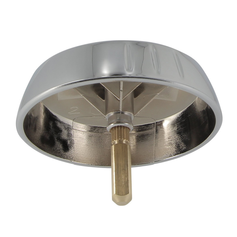 Nicoll Volant Nicoll abs chromé avec axe métal pour vidage baignoire Kobleo Nicoll Volant Nicoll abs chromé avec axe métal pour vidage baignoire Kobleo