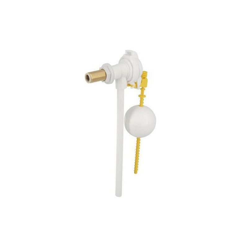Robinet flotteur Nicoll contre pression 215mm 3/8" avec alim latérale