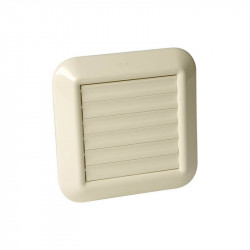 Nicoll Grille d'aération GOTS carrée sortie d'air à volets mobiles sable Kobleo