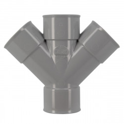 Nicoll Culotte femelle femelle Nicoll RH144 double parallèle à 45° D40mm Kobleo