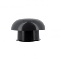 Nicoll Chapeau de ventilation Nicoll D100mm gris anthracite sans moustiquaire Kobleo