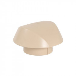 Nicoll Chapeau de ventilation ATEMAX VVS10S sans moustiquaire D100mm sable Kobleo
