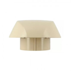 Nicoll Chapeau de ventilation ATEMAX VVS10S sans moustiquaire D100mm sable Kobleo
