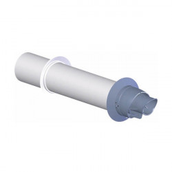 TEN Terminal horizontal condensation TEN ECONEXT D60/100mm acier galvanisé Kobleo