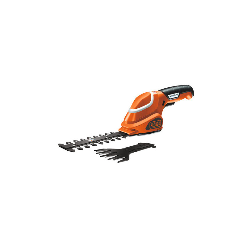 Sculpte-haie/Cisaille à gazon GSL700-QW 7V 1.5Ah 15cm Black & Decker