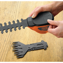 Sculpte-haie/Cisaille à gazon GSL700-QW 7V 1.5Ah 15cm Black & Decker