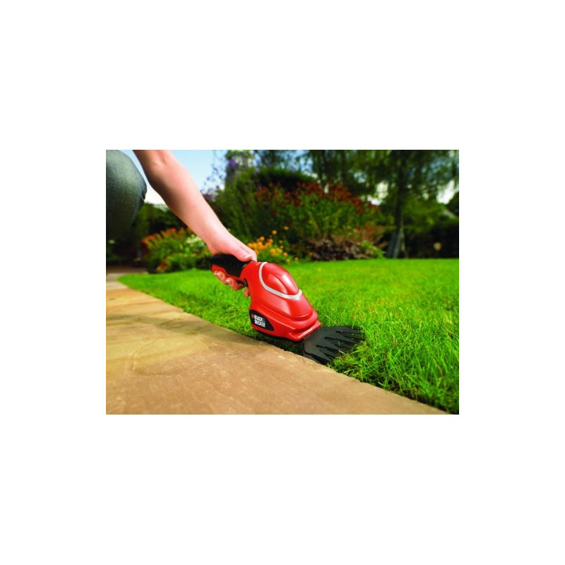 Sculpte-haie/Cisaille à gazon GSL700-QW 7V 1.5Ah 15cm Black & Decker