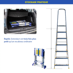 Hoström Escabeau télescopique Extendact11 Kobleo Hoström Escabeau télescopique Extendact11 Kobleo