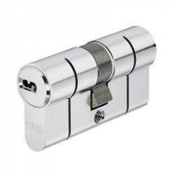 Abus Cylindre de porte Abus D6PS Nickelé 30x40mm double entré avec 5 clés Kobleo