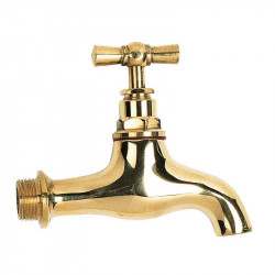 WATTS Robinet de puisage WATTS bec lisse 1/2" laiton poli Kobleo