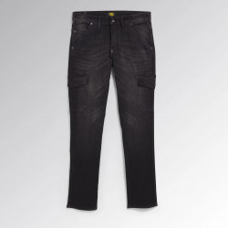 Diadora Pantalon en jean de travail Diadora Pant Stone Cargo taille 36 noir Kobleo