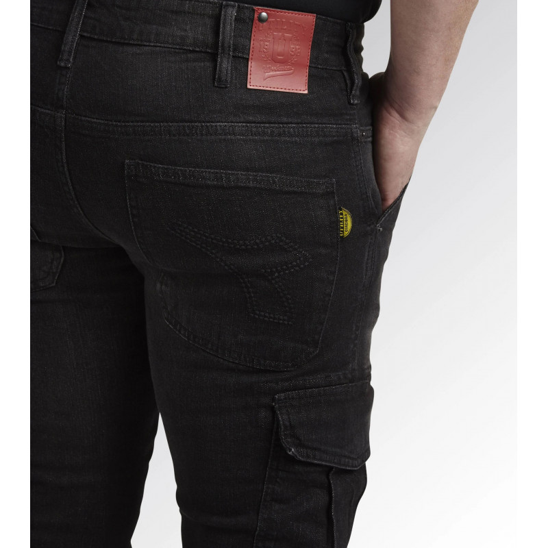 Diadora Pantalon en jean de travail Diadora Pant Stone Cargo taille 36 noir Kobleo Diadora Pantalon en jean de travail Diadora Pant Stone Cargo taille 36 noir Kobleo