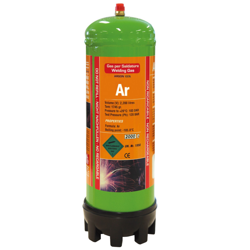 Gys Bouteille de gaz jetable Gys Argon pur 2,2L Kobleo Gys Bouteille de gaz jetable Gys Argon pur 2,2L Kobleo
