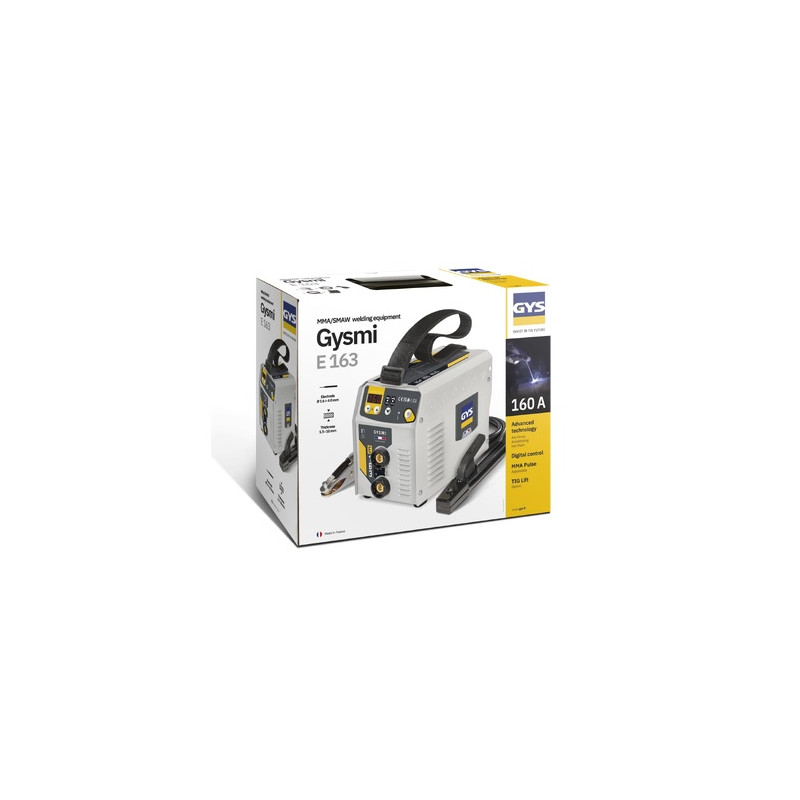 Gys Poste de soudure inverter Gys GYSMI E163 avec valise et accessoires Kobleo Gys Poste de soudure inverter Gys GYSMI E163 avec valise et accessoires Kobleo