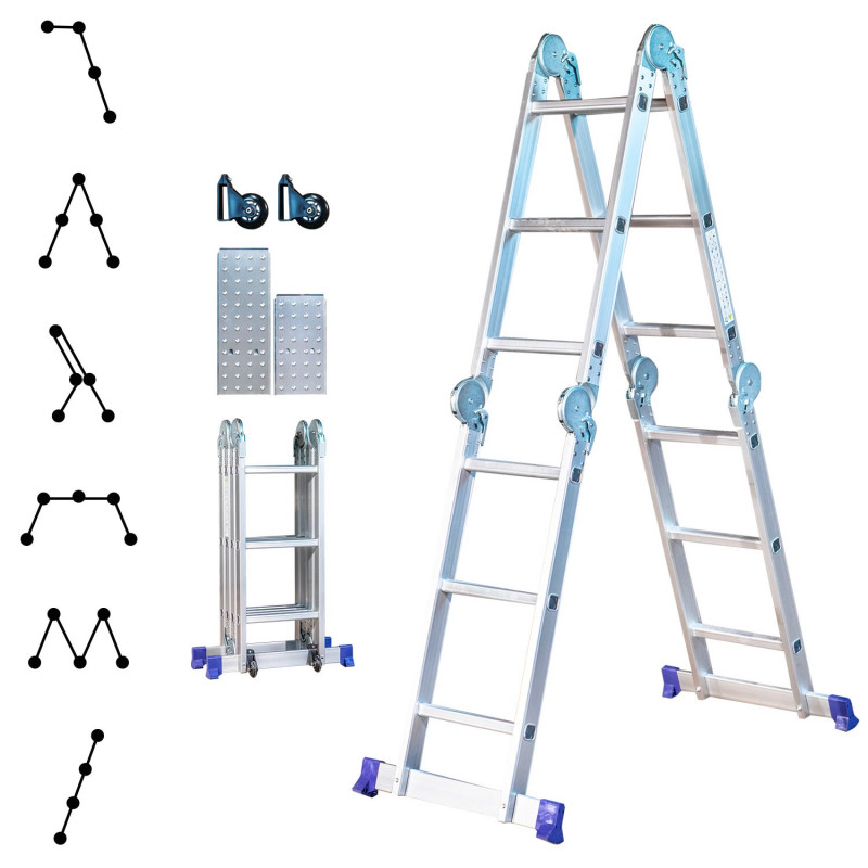 Hoström Echelle articulée Stavalance4x3 Kobleo Hoström Echelle articulée Stavalance4x3 Kobleo