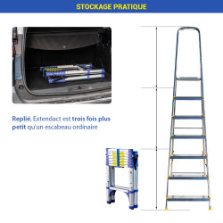 Hoström Escabeau télescopique Extendact8 Kobleo Hoström Escabeau télescopique Extendact8 Kobleo