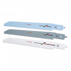 Bosch Set de 3 lames de scie sabre Bosch PFZ 500 E 235mmx36x0,9mm Kobleo