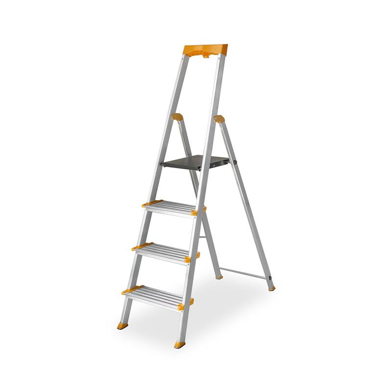 Escabeau 7 marches KOMSTAX7, aluminium, Hostrom