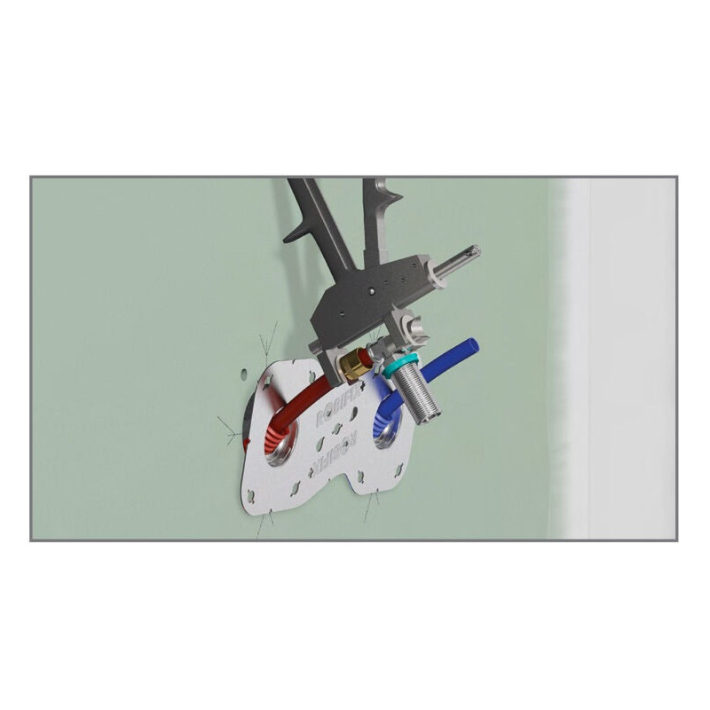 WATTS Sortie de cloison WATTS Robifix à glissement PER D16 entraxe 150mm Kobleo WATTS Sortie de cloison WATTS Robifix à glissement PER D16 entraxe 150mm Kobleo