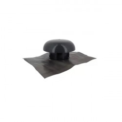 Nicoll Chapeau ventilation à collerette d'étanchéité 50x40 anthracite D160mm Kobleo