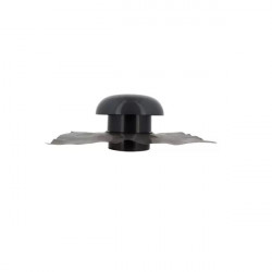 Nicoll Chapeau ventilation à collerette d'étanchéité 50x40 anthracite D160mm Kobleo