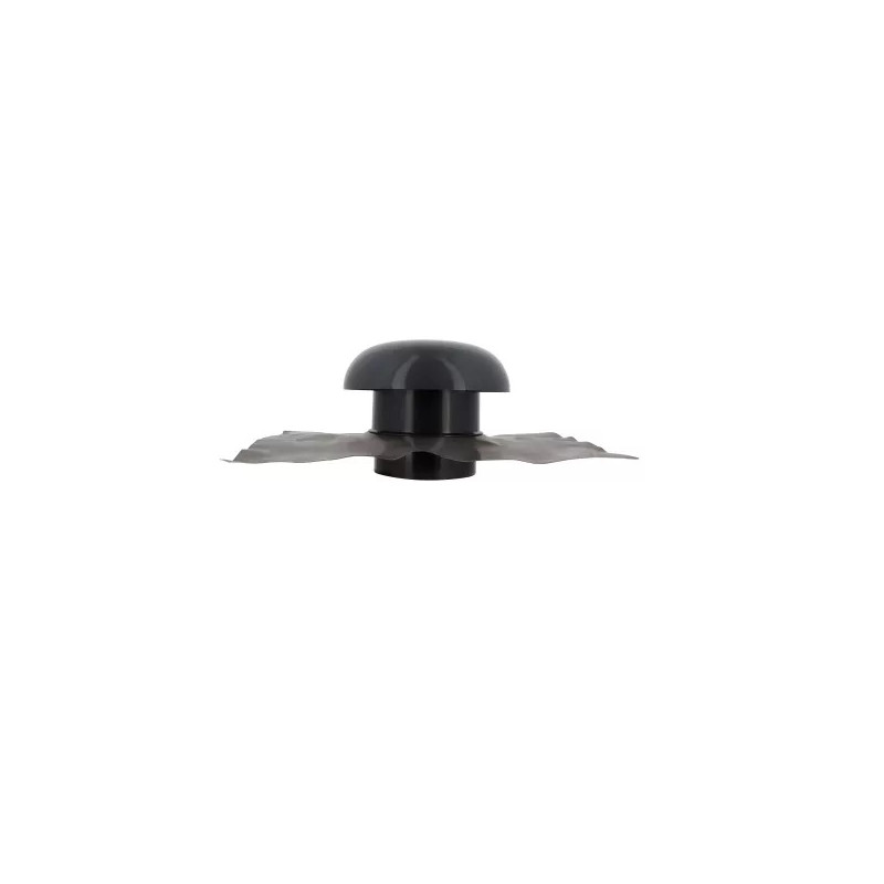 Nicoll Chapeau ventilation à collerette d'étanchéité 50x40 anthracite D160mm Kobleo Nicoll Chapeau ventilation à collerette d'étanchéité 50x40 anthracite D160mm Kobleo