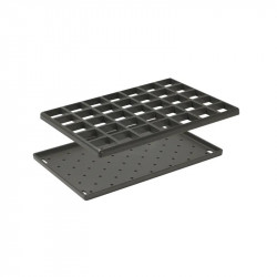 Nicoll Grille et égouttoir Nicoll GPOSTOM pour poste d'eau multifonction gris Kobleo