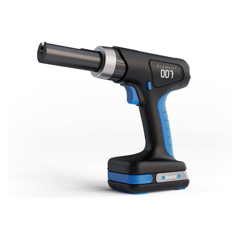 Scell-it Outil de pose E-007-1XBAT 18V Li-Ion 2Ah capacité M4-M8 avec chargeur Kobleo Scell-it Outil de pose E-007-1XBAT 18V Li-Ion 2Ah capacité M4-M8 avec chargeur Kobleo