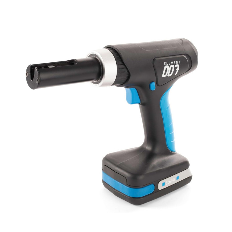 Scell-it Outil de pose E-007-1XBAT 18V Li-Ion 2Ah capacité M4-M8 avec chargeur Kobleo Scell-it Outil de pose E-007-1XBAT 18V Li-Ion 2Ah capacité M4-M8 avec chargeur Kobleo