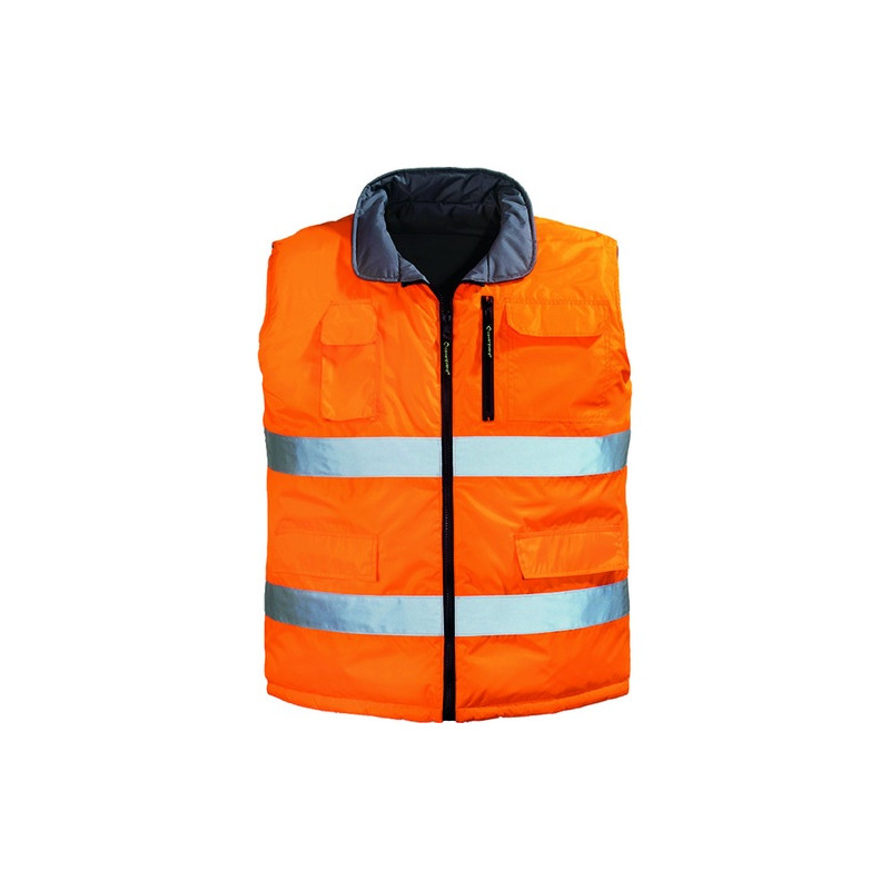 Coverguard Gilet réversible Coverguard HI-WAY orange/ gris taille XXXL Kobleo Coverguard Gilet réversible Coverguard HI-WAY orange/ gris taille XXXL Kobleo