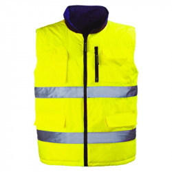 Gilet réversible Coverguard HI-WAY jaune/gris classe 2 taille XL
