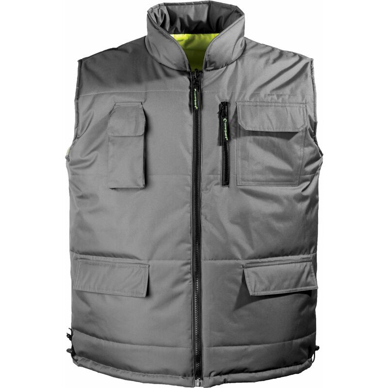 Gilet réversible Coverguard HI-WAY jaune/gris classe 2 taille XL