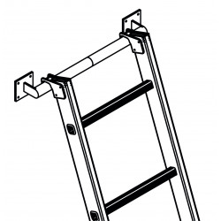 Centaure Barre d'accrochage CENTAURE 59cm pour échelle avec crochets Kobleo