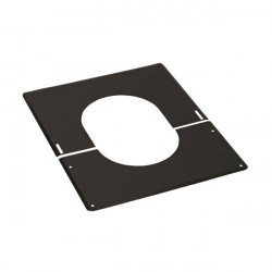 TEN Plaque de finition 30° à 45° TEN DUOTEN noire D80/130mm Kobleo