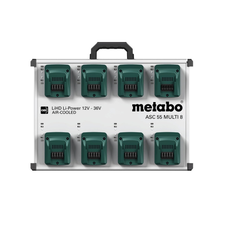 Station de recharge rapide Metabo ASC 55 MULTI 8 tension 12-36V