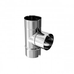 TEN Té équerre TEN en inox 304 90° mâle pour gaz, fuel et bois Kobleo