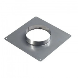 TEN Plaque d'étanchéité TEN inox 350x350 D125mm Kobleo