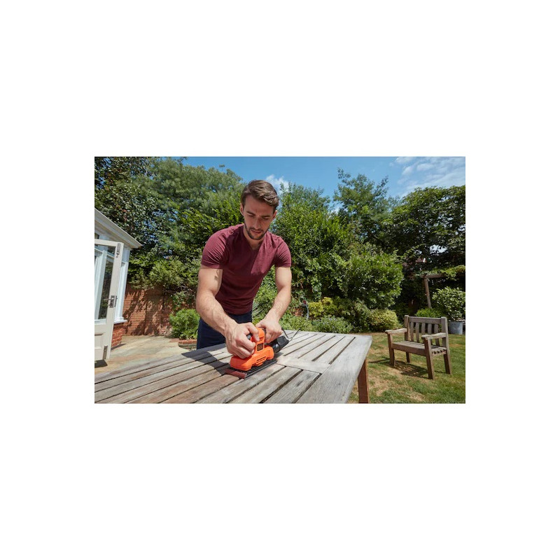 Ponceuse Black & Decker BEW220-QS 1/3 de feuille 150W 14000trs/min