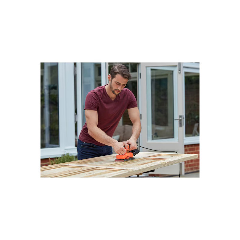 Ponceuse Black & Decker BEW220-QS 1/3 de feuille 150W 14000trs/min